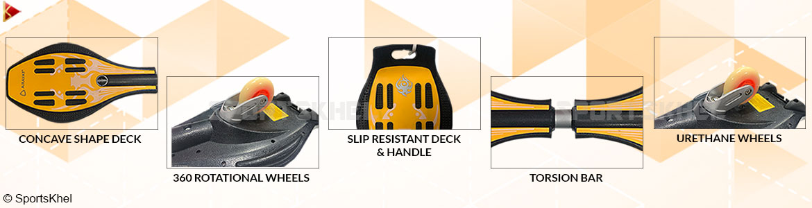 Airavat 7801 Waveboard Blade Features