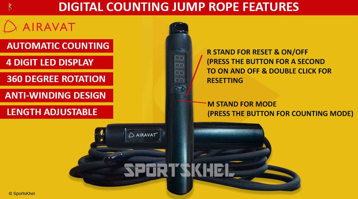 Airavat Digital Counting Jump Rope
