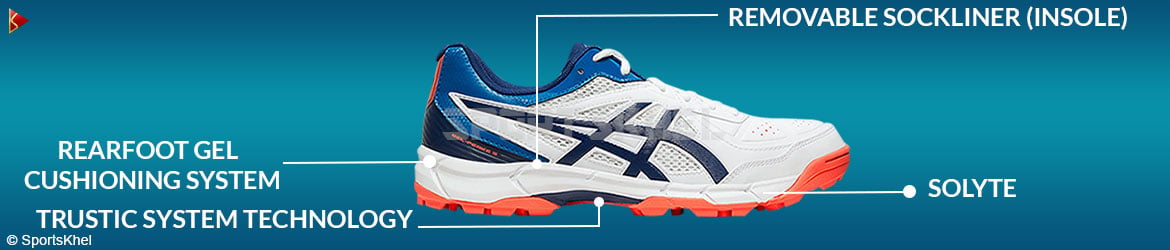 asics gel peake 5 mens cricket shoes