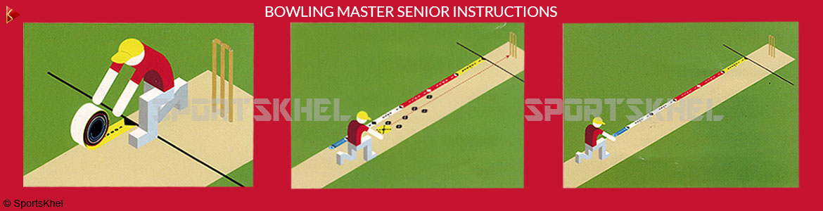 Bowling Master Senior Pro Cricket Training Aid Features