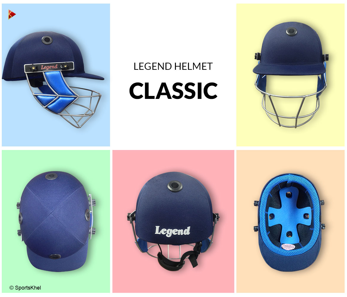 Legend Classic Cricket Helmet Closeup Collection