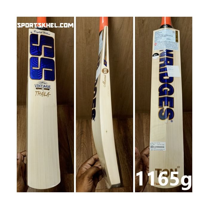 SS Vintage Thala English Willow Cricket Bat Size Men