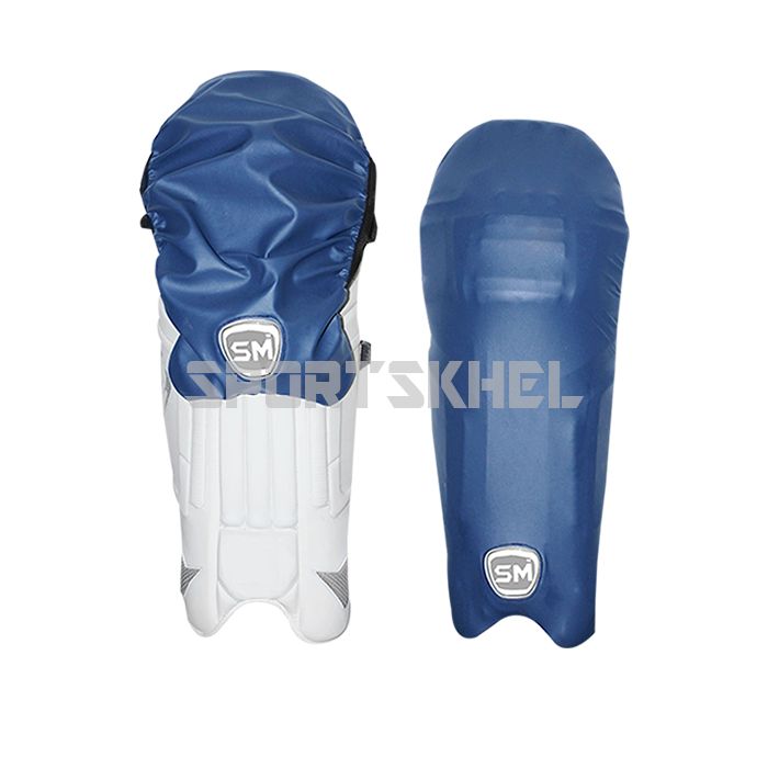 Cricket Legguard Wrap Blue Knee pads are worn in many recreational and sporting activities such as cycling, rollerskating, skateboarding, cricket. cricket legguard wrap blue