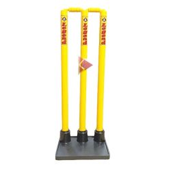 Legend Plastic Stumps Set with Rubber Base