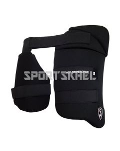 SG Ace Protector Black Thigh Pads Small Men (Combo)
