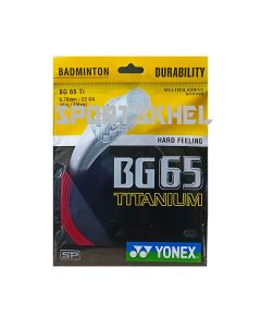 Yonex BG 65 TI 0.70mm Badminton Strings