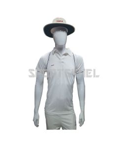 Legend Design White Half Sleeve Cricket T-Shirt