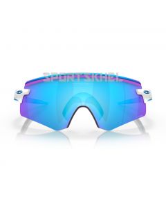 Oakley Encoder Sunglasses (Frame: Polished White, Lens: Prizm Sapphire, Code:947105)