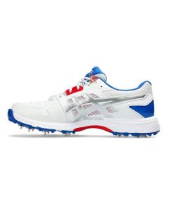 Asics Gel Gully 7 Cricket Shoes White Pure Silver