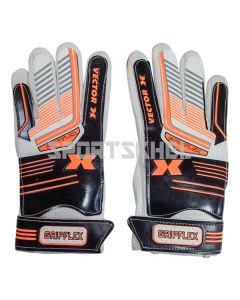 VECTOR X Gripflex Football Goal Keeping Gloves Size 6