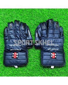 Gray Nicolls Limited Edition Wicket Keeping Gloves Men (Black)