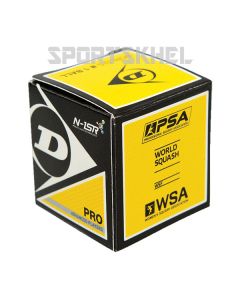 Dunlop Pro Yellow Double Dot Squash Ball