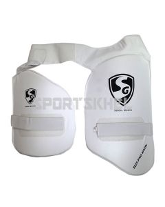 SG Test Pro White Thigh Pads Small Men (Combo)