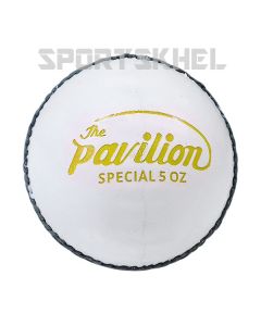 The Pavilion Special Leather Women 5 OZ White Cricket Ball