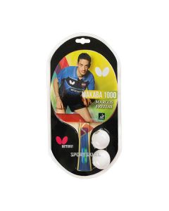 Butterfly Wakaba 1000 Table Tennis Bat With 2 Balls