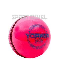 SS Yorker Pink Cricket Ball