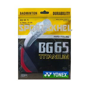 Yonex BG 65 TI 0.70mm Badminton Strings