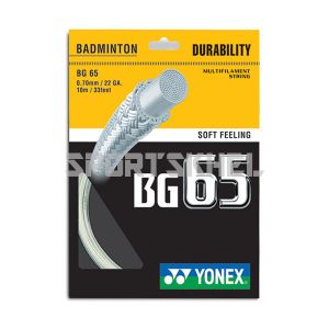 Yonex BG 65 0.70mm Badminton Strings