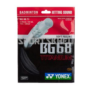 Yonex BG 68 TI 0.68mm Badminton Strings