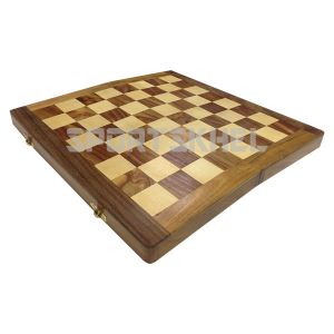 Kay Kay Box Type 14" Chess Board With 2.5" Wooden Chess Coin
