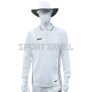 RNS Premium White Full Sleeve Cricket T-Shirt