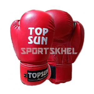 Topsun Protecta Boxing Gloves Red (10 Oz)