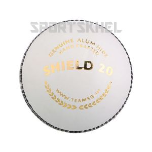 SG Shield 20 White Cricket Ball (12 Ball)