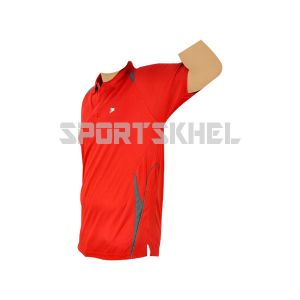 Cenmax TDN0017D(5061) Red Silver Grey Half Sleeve T-Shirt