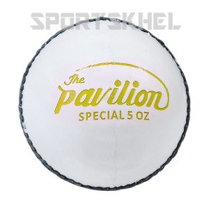 The Pavilion Special Leather Women 5 OZ White Cricket Ball (6 Balls)