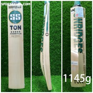 SS Ton Retro Classic Power Plus English Willow Cricket Bat Size Men
