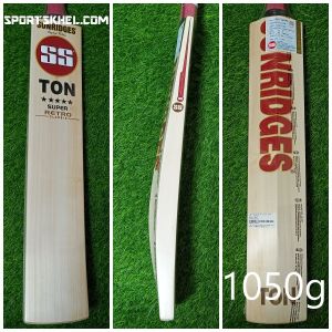 SS Ton Retro Classic Super English Willow Cricket Bat Size Harrow