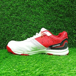 DSC Zooter Cricket Shoes White Red