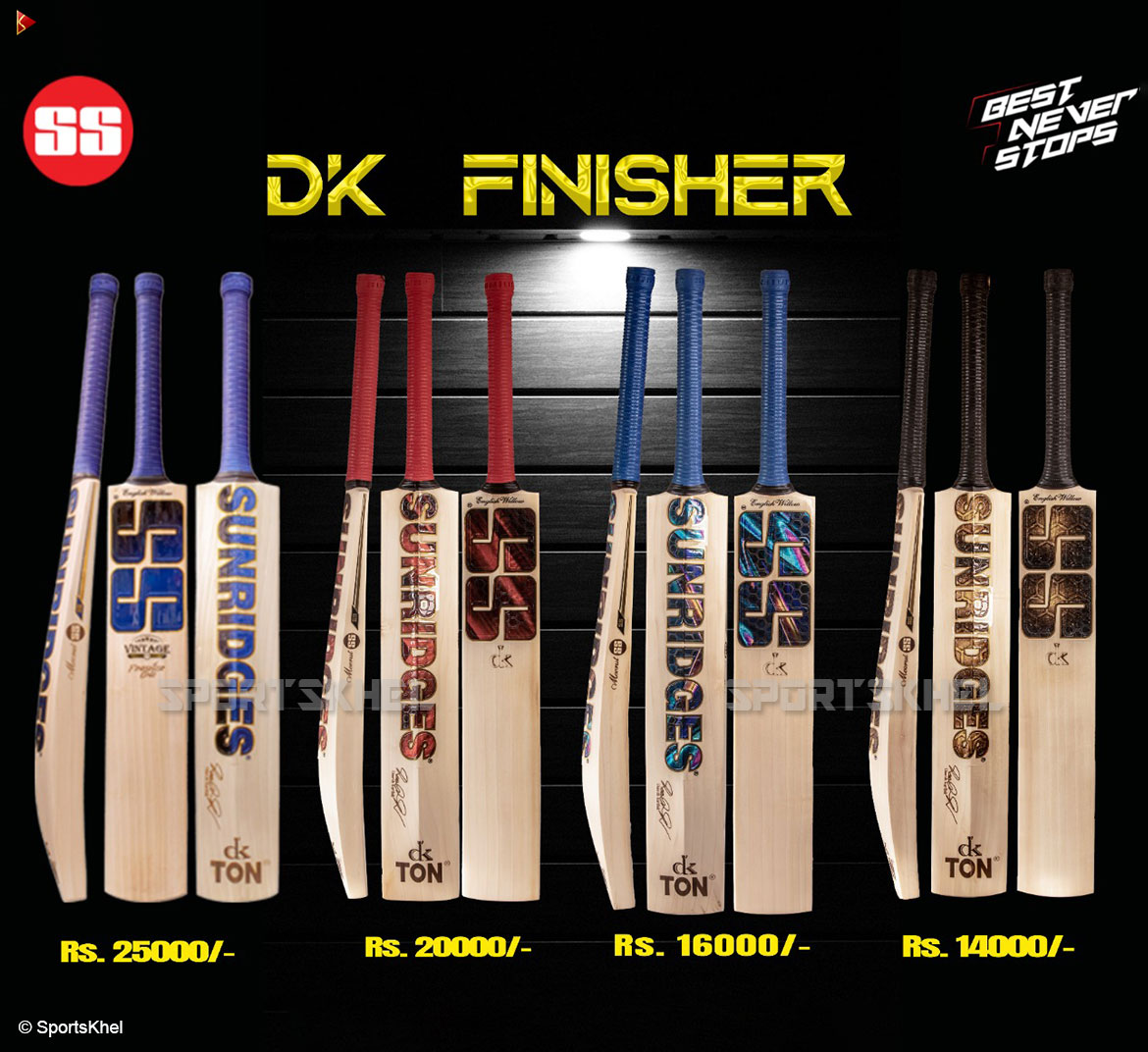SS DK Finisher 3 Bat Features