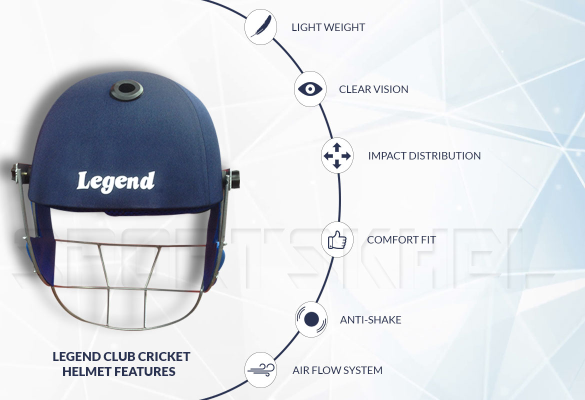 Legend Club Helmet Features