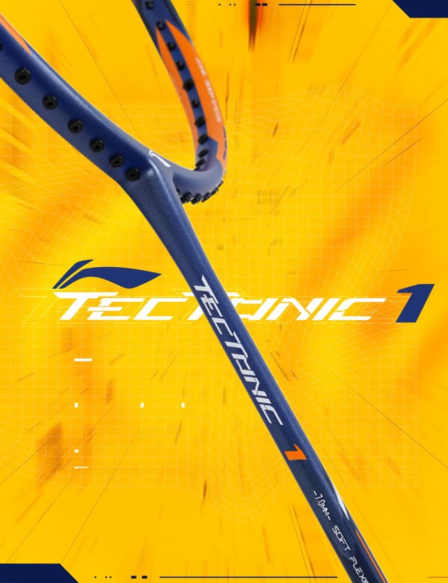 Li-Ning Tectonic 1 Badminton Racket Features Unwavering Hits