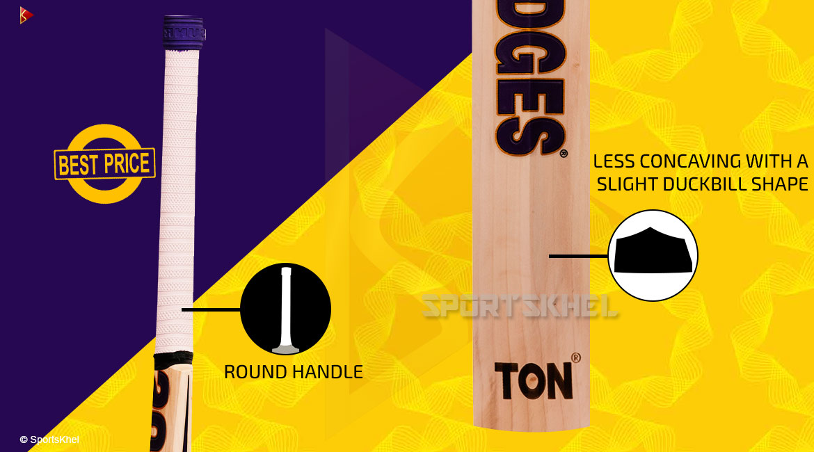 SS Ton Retro Classic Glory Cricket Bat Features