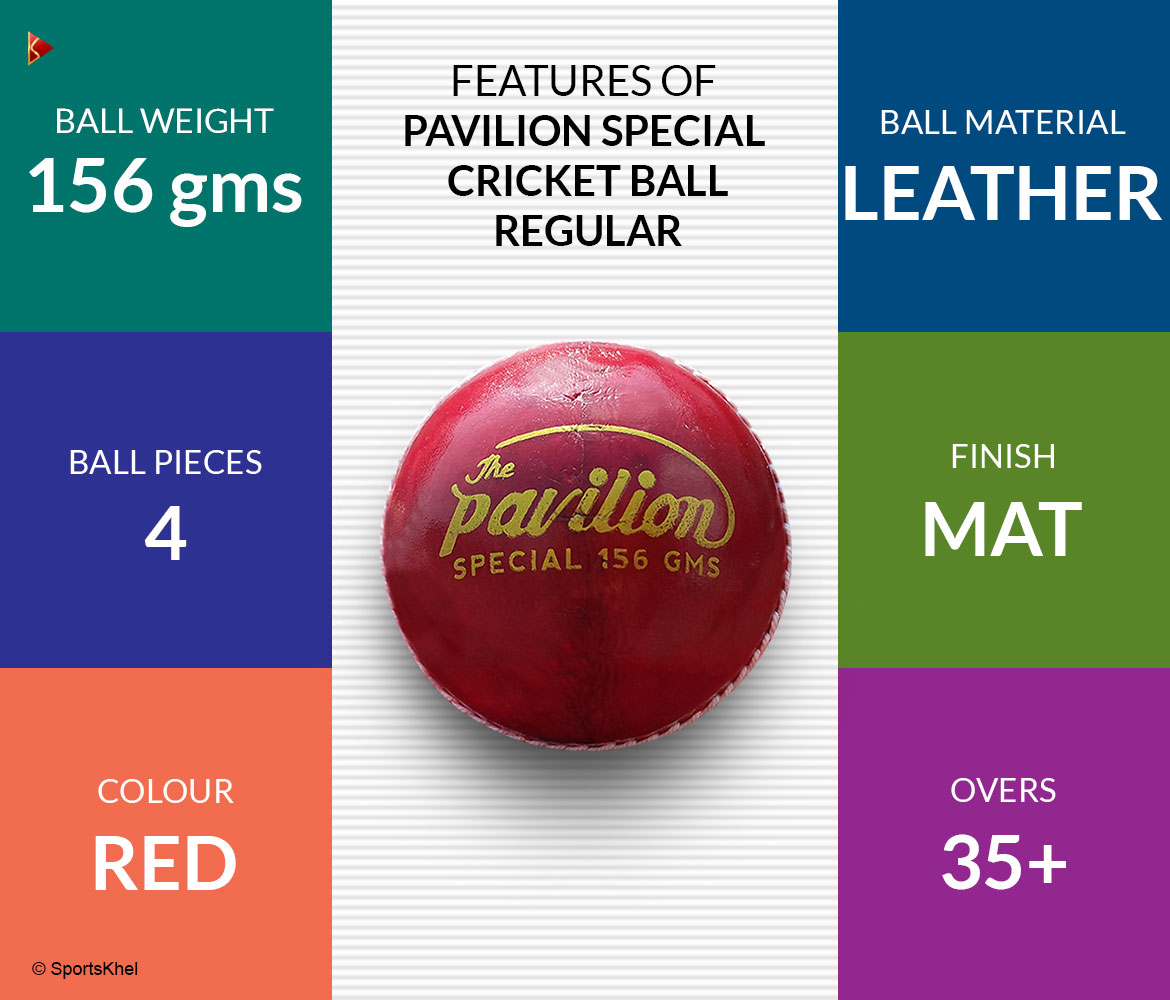 The Pavilion Special Regular Cricket Ball Features