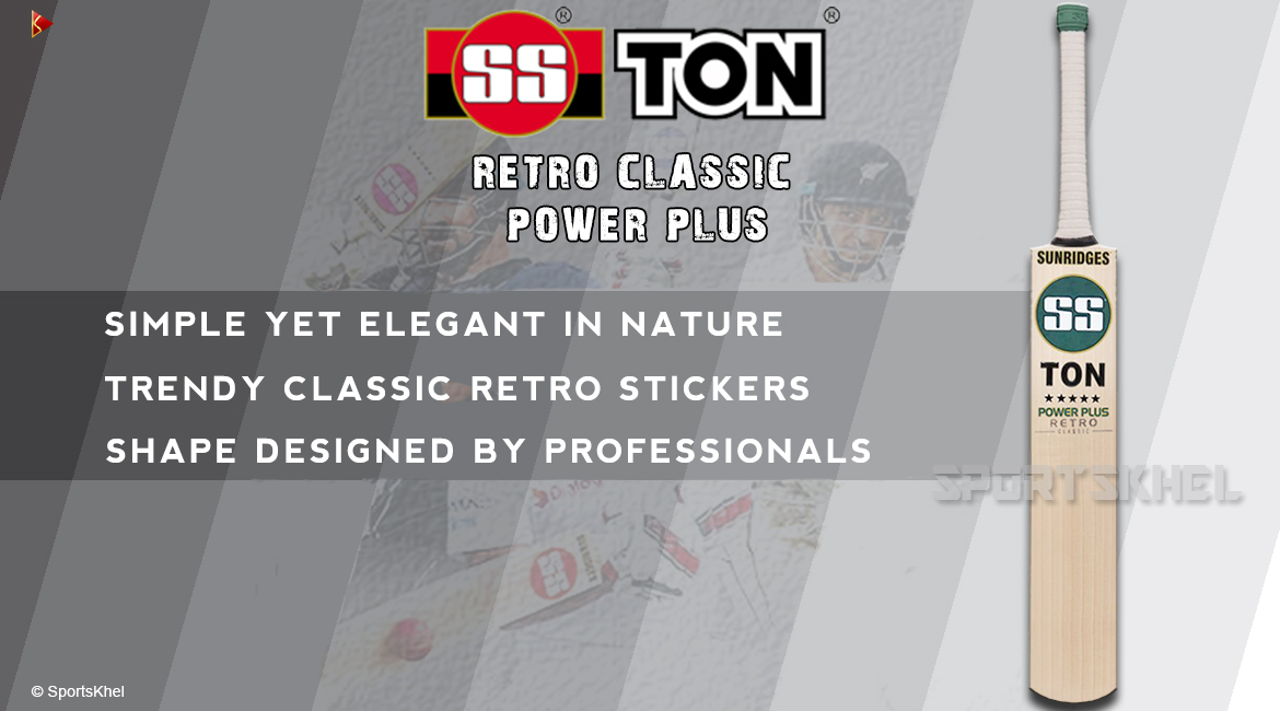 SS Ton Retro Classic Power Plus Cricket Bat Features
