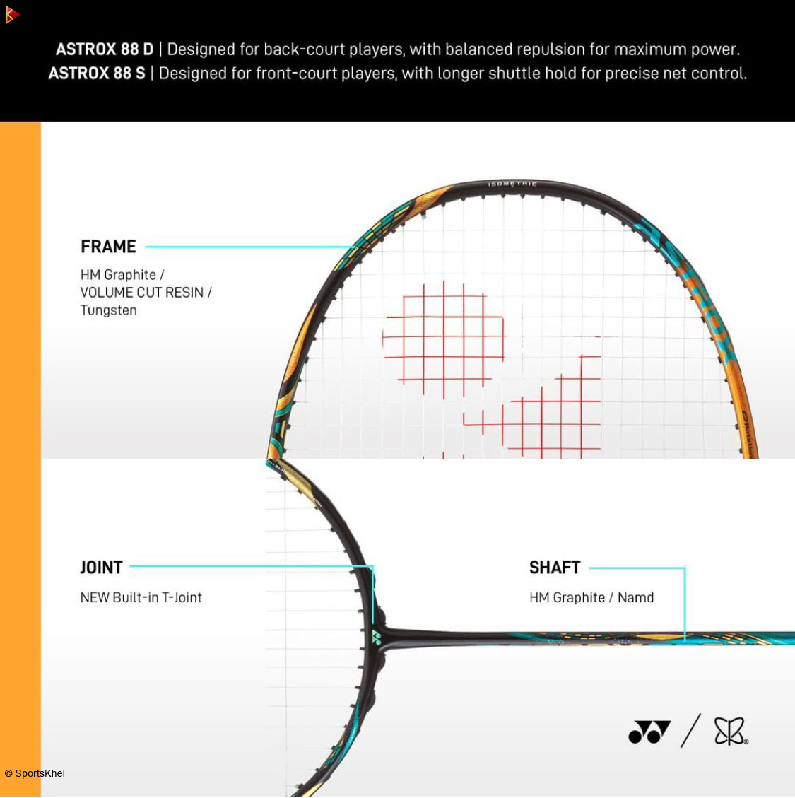 Yonex Astrox 88D Pro Badminton Racket Features
