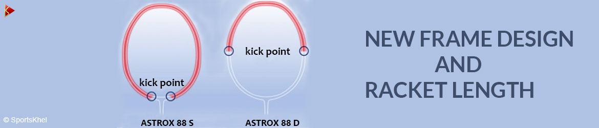 Yonex Astrox 88D Badminton Racket New Frame Design and Racquet Length Yonex Astrox 88D Badminton Racket New Frame Design and Racquet Length