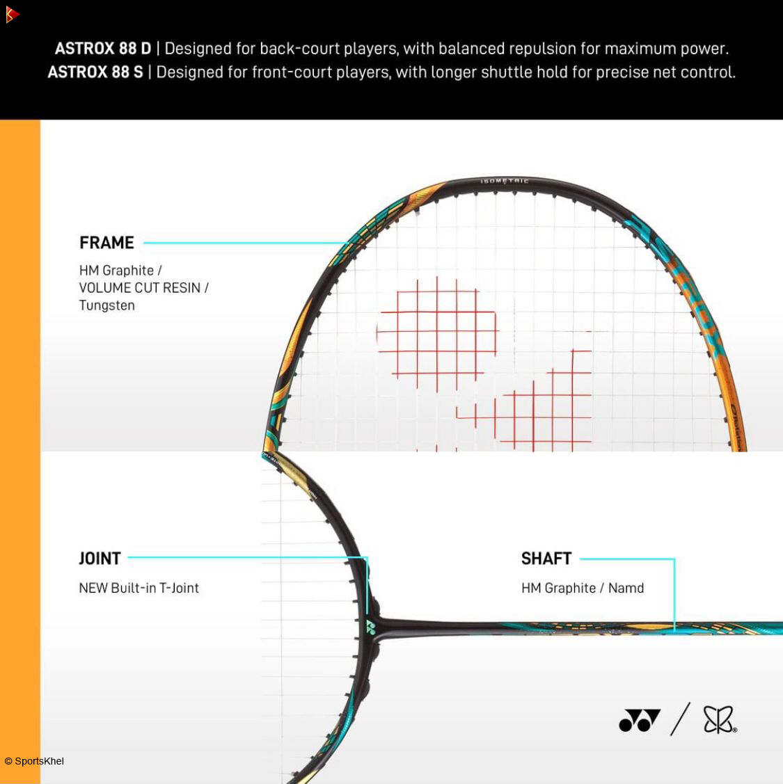 Yonex Astrox 88S Pro Badminton Racket Features