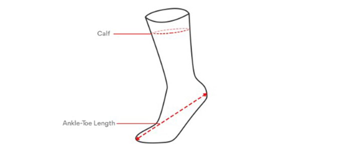 Shrey Socks Size Chart